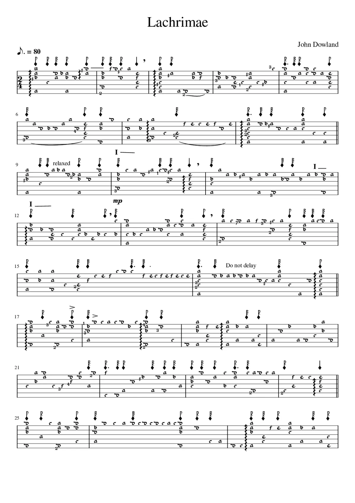 lachrimae - Page 1