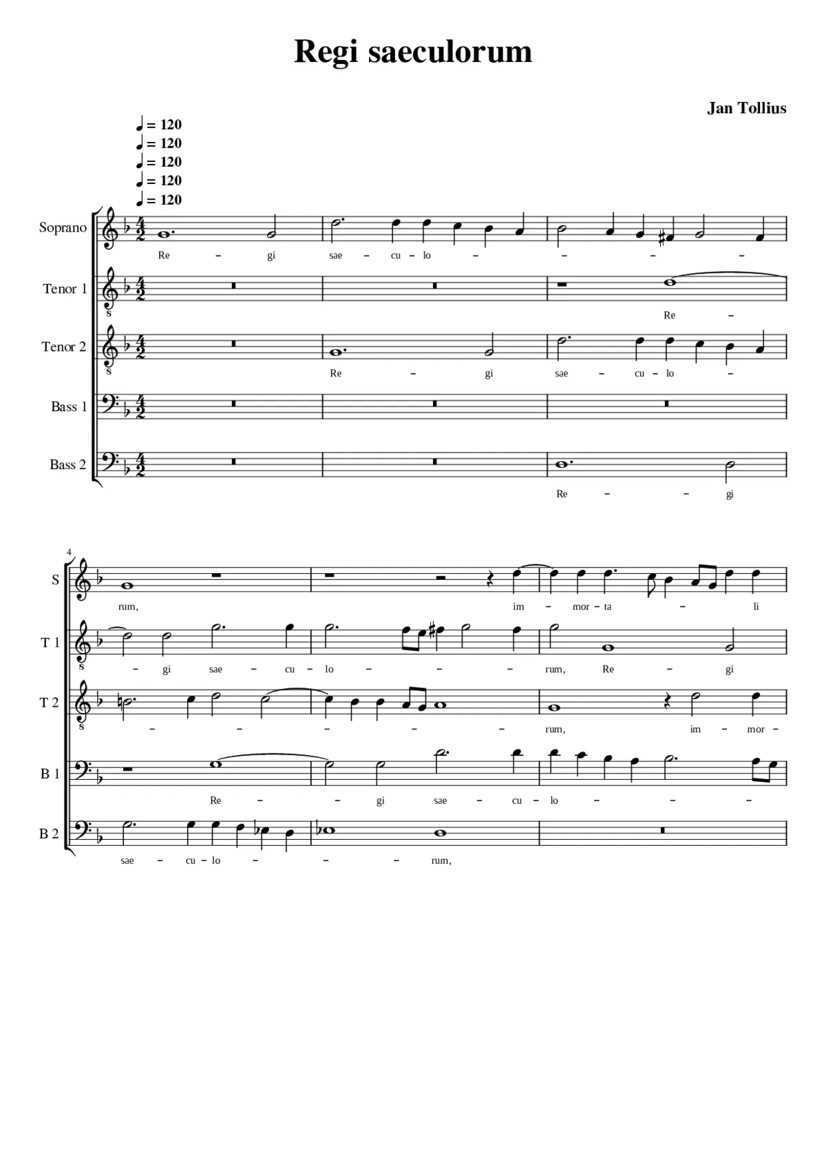Regi saeculorum - Page 1