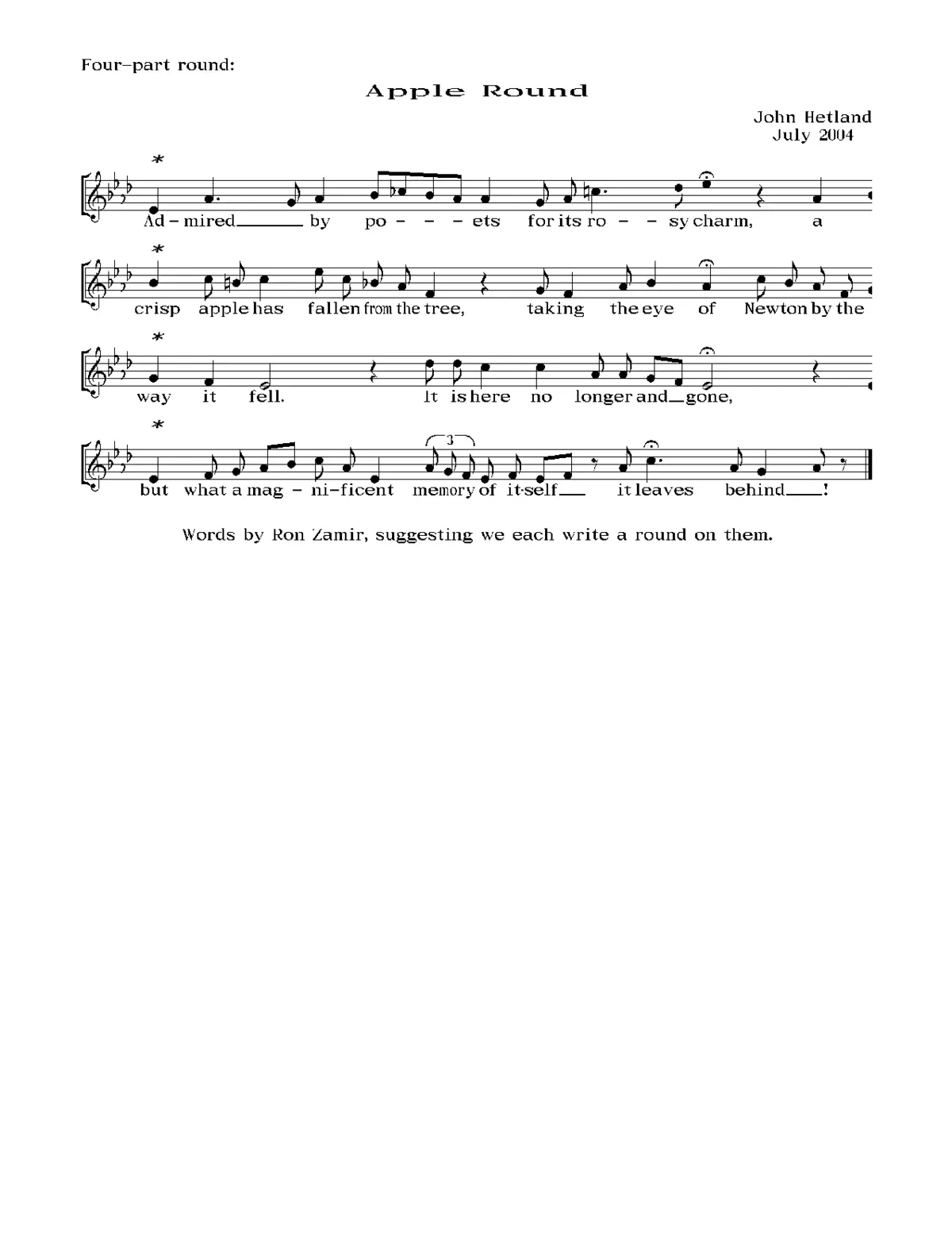 Apple Round - Page 1
