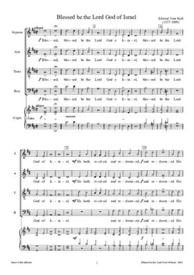 Blessed be the Lord God of Israel