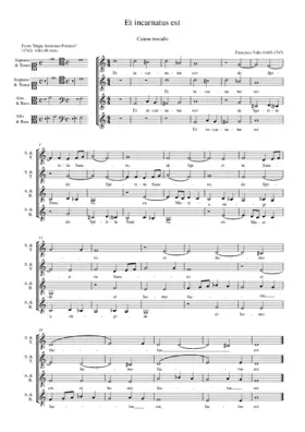 Et incarnatus est