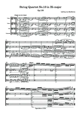 String Quartet No.13 in B♭ major, Op.130