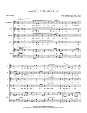Sanctify, O Beatific Lord