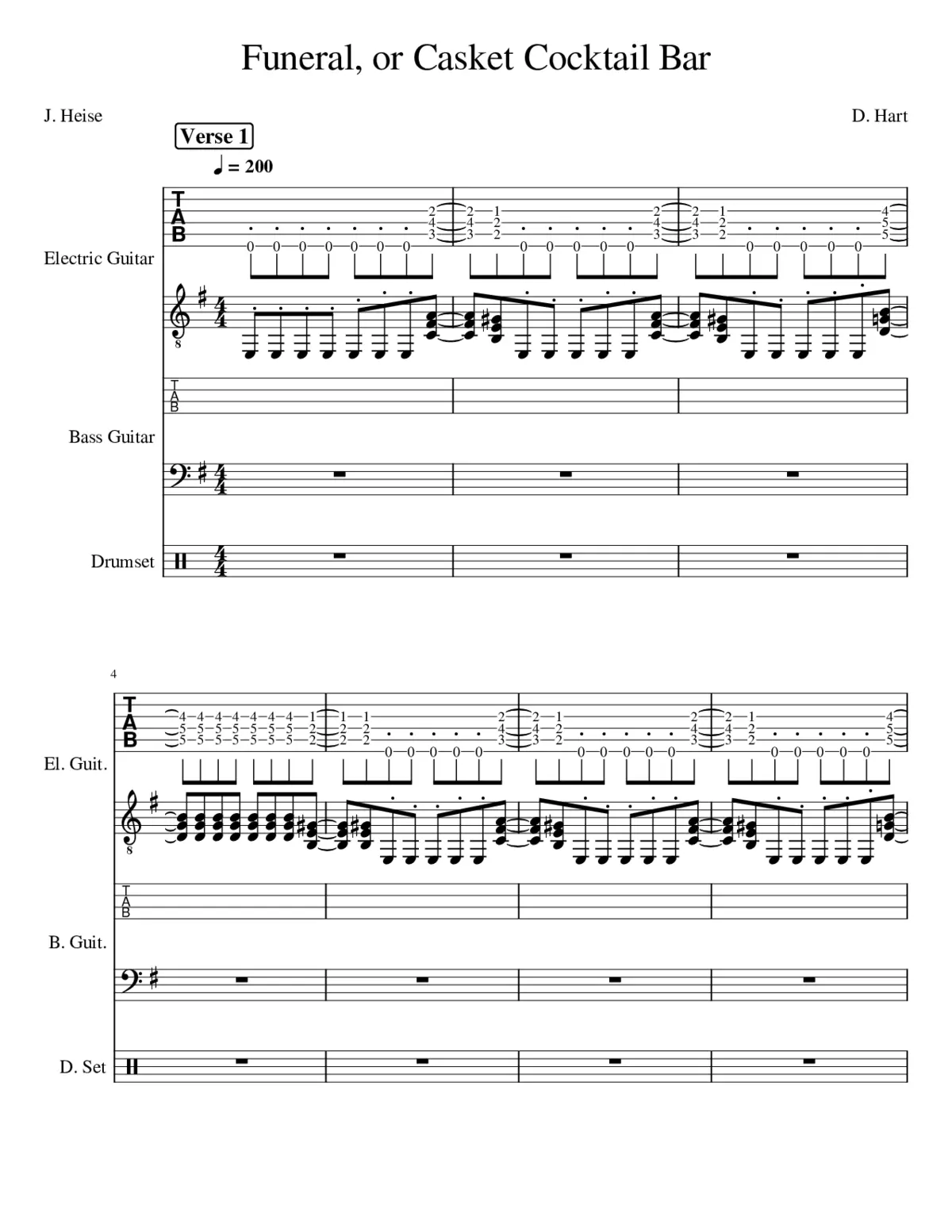 Dan's New Song - Page 1