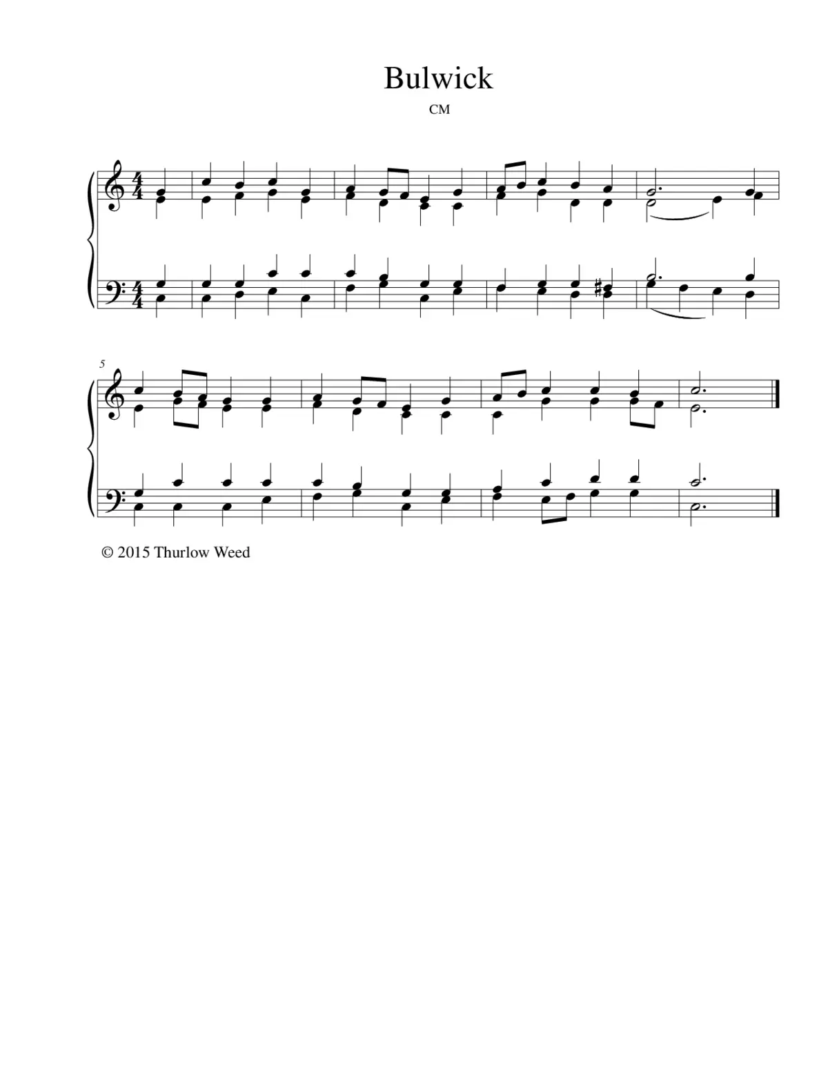 Bulwick - Page 1