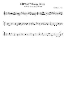 GB/7d/17 Bonny Green