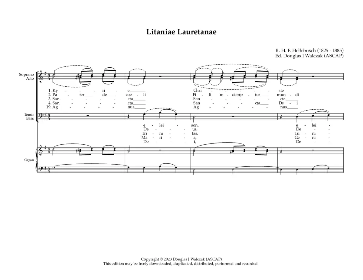 Litaniae Lauretanae 3 - Page 1