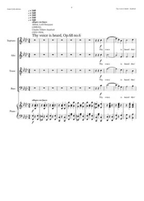 Thy voice is heard Op. 68:6