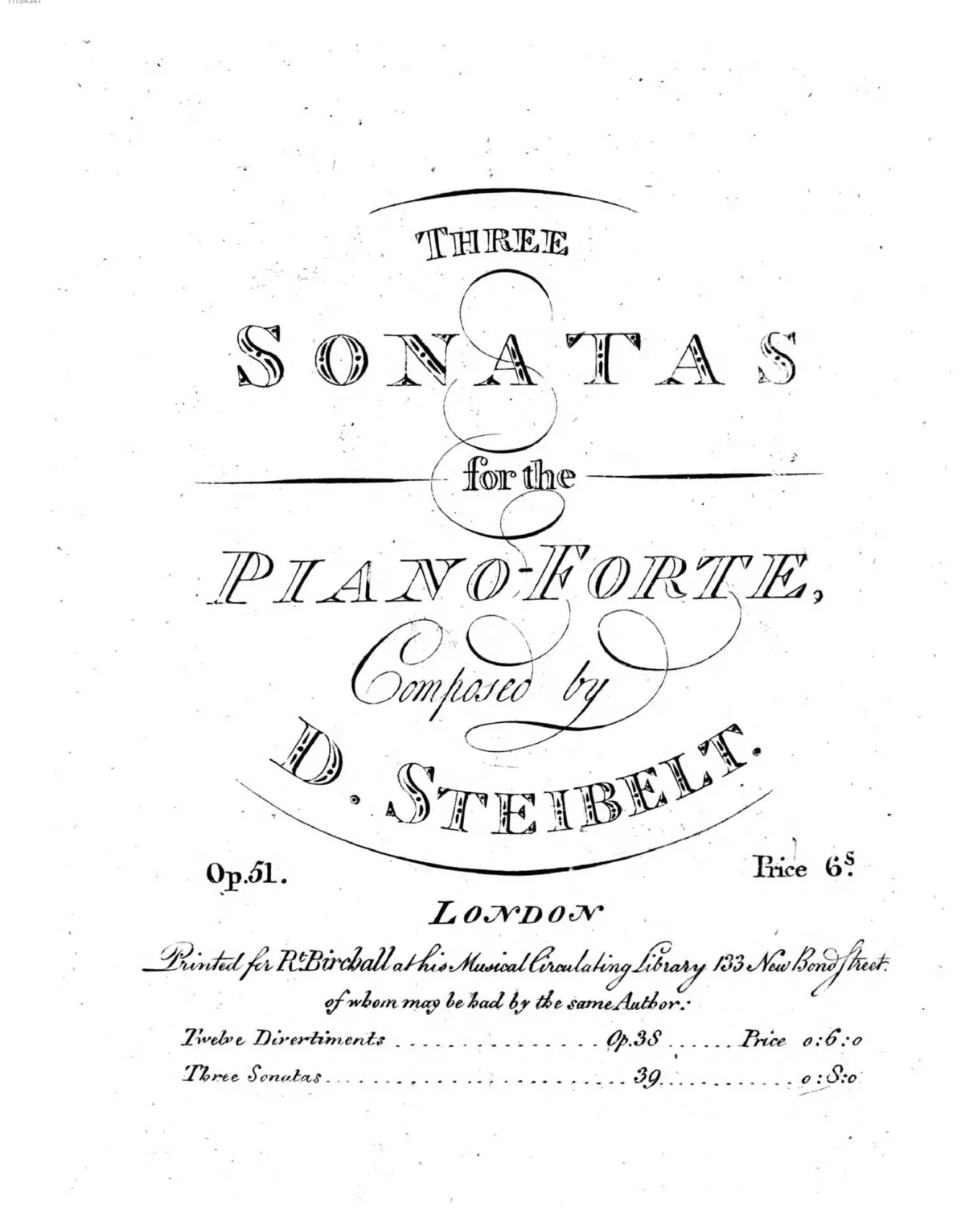 3 Piano Sonatas - Page 1