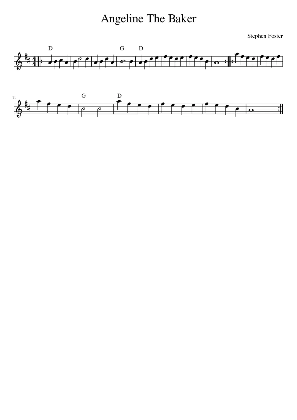 Angeline the Baker - Page 1