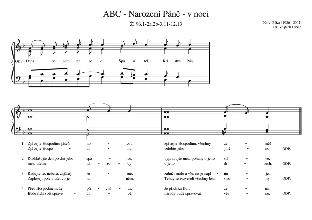 ABC - Narození Páně - v noci - Page 1