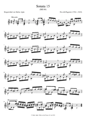 Guitar Sonata in C major