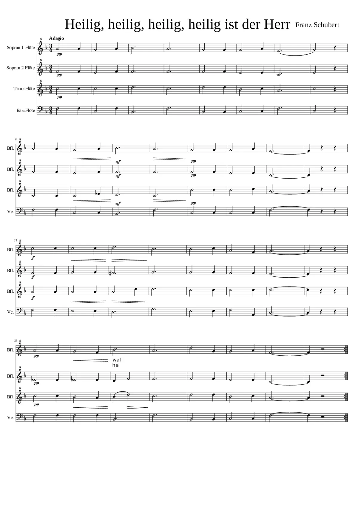 Heilig aus der Deutschen Messe - Page 1