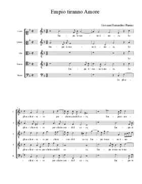 Empio tiranno Amore