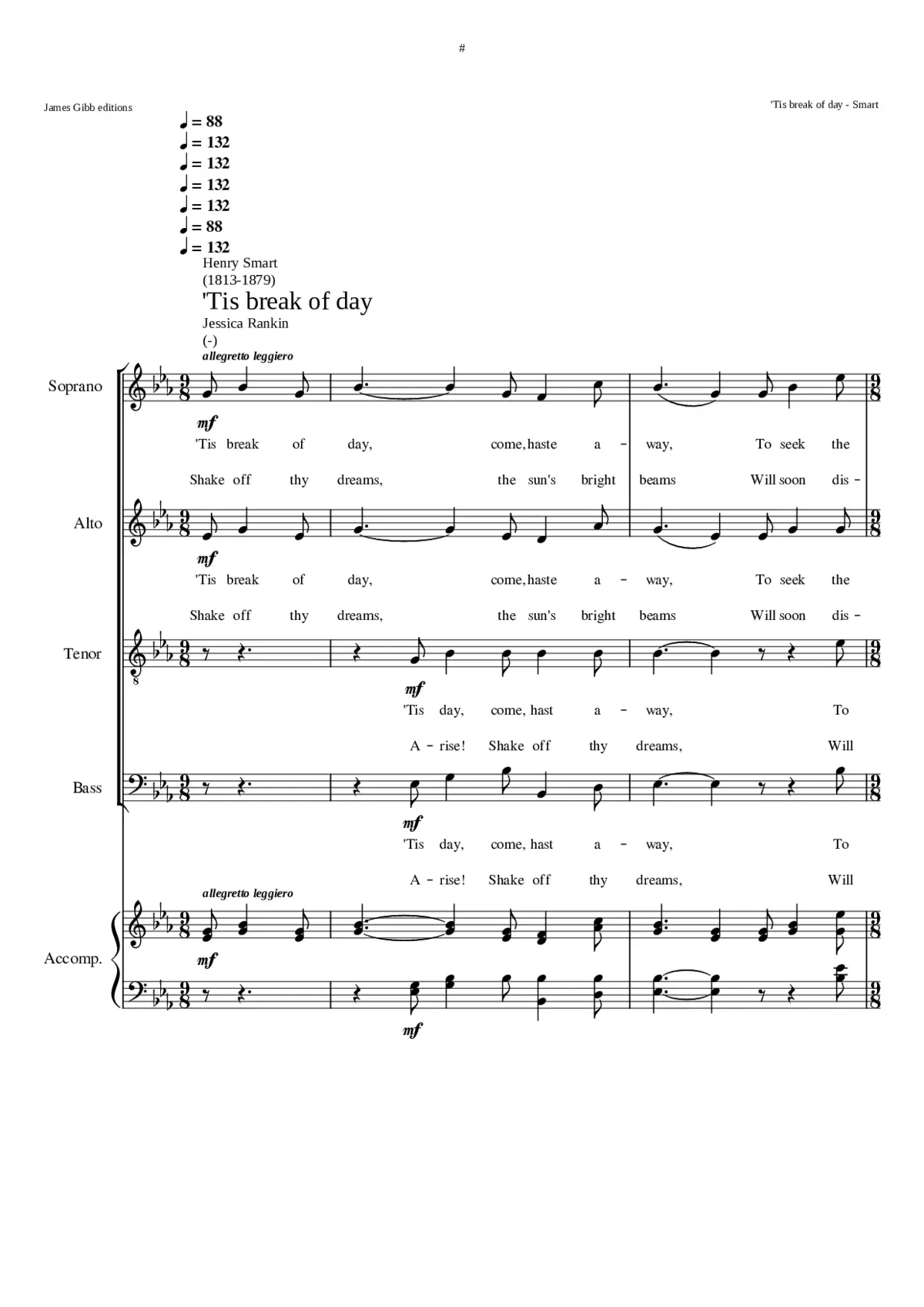 Tis break of day - Page 1