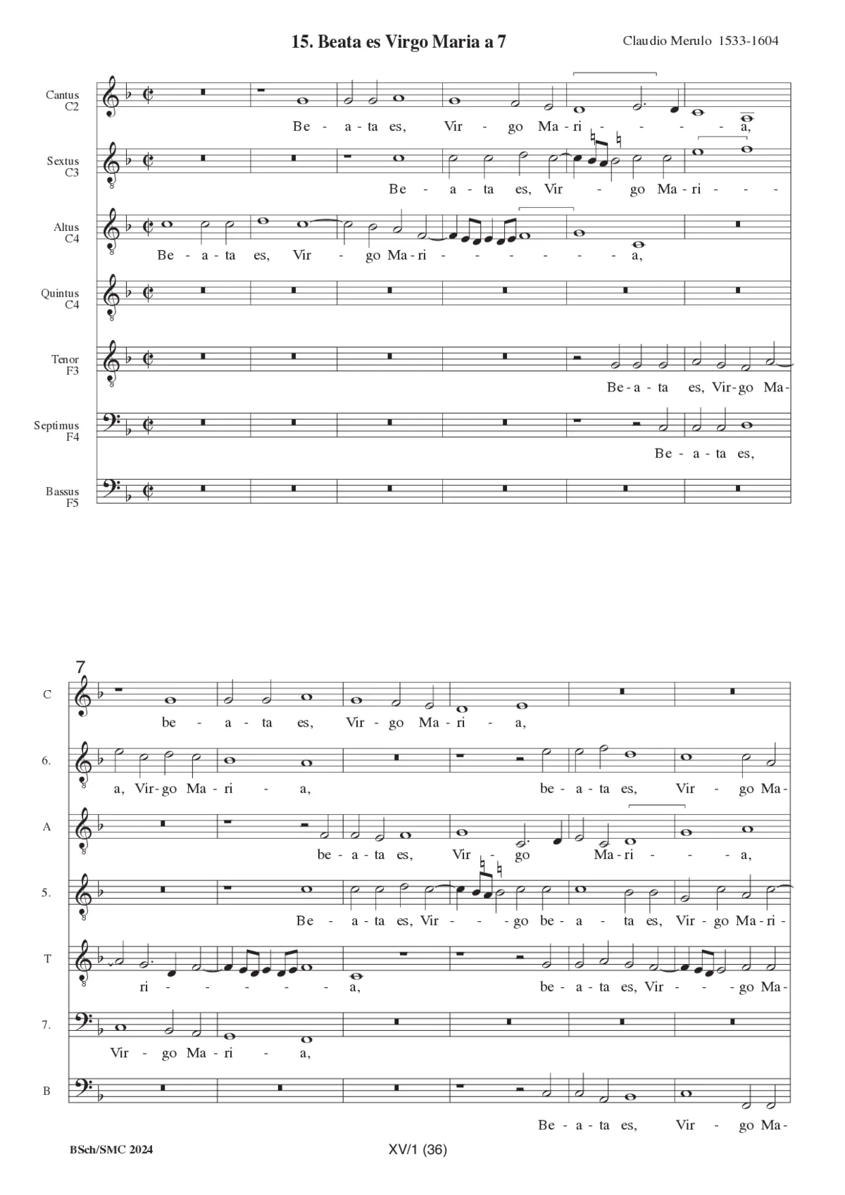 Beata es Virgo Maria - Page 1
