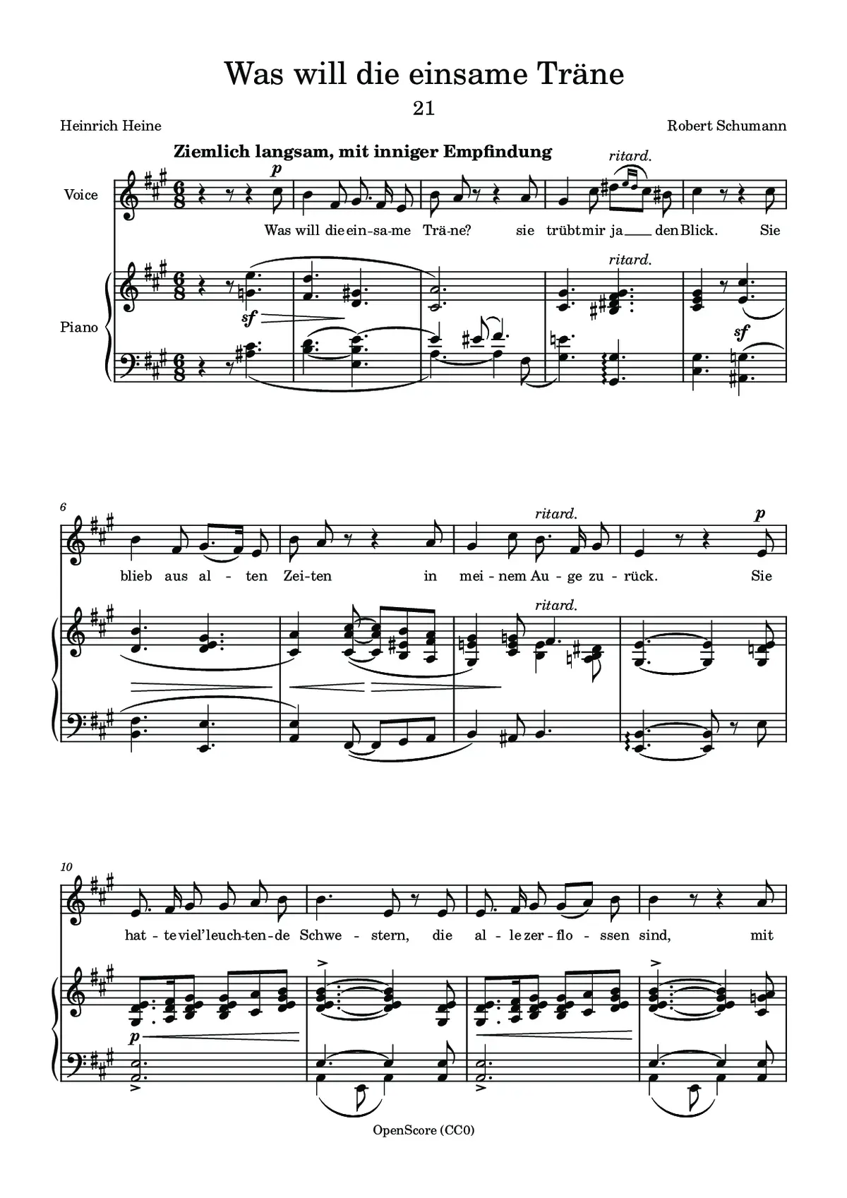 Was will die einsame Träne? - Page 1