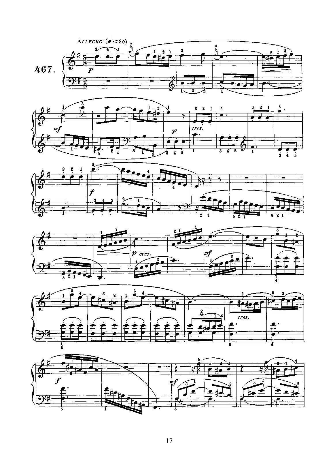 Keyboard Sonata in E minor - Page 1