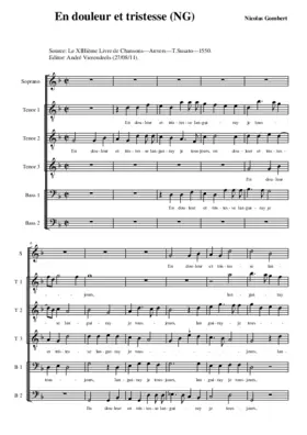 En douleur et tristesse