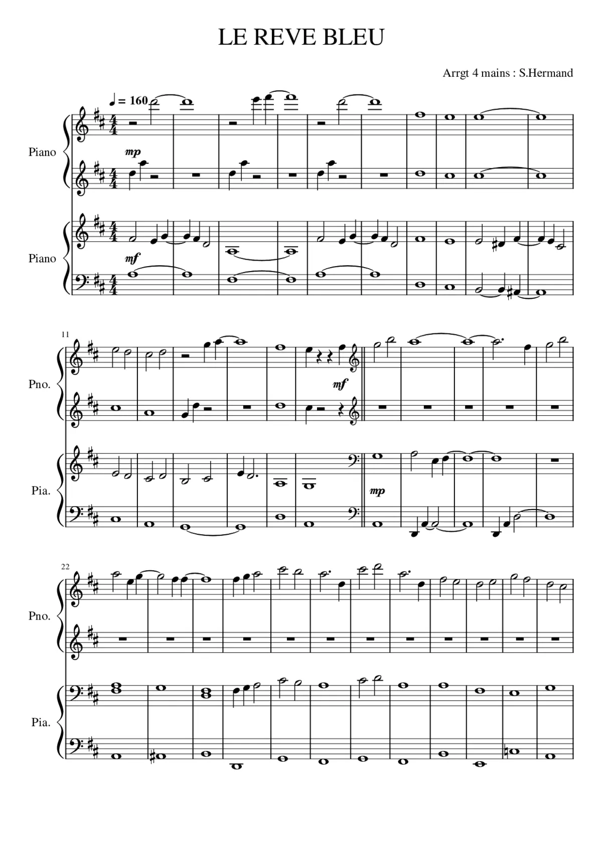 Ce rêve bleu - Page 1