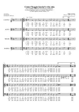 Come t'aggio lasciato, o vita mia