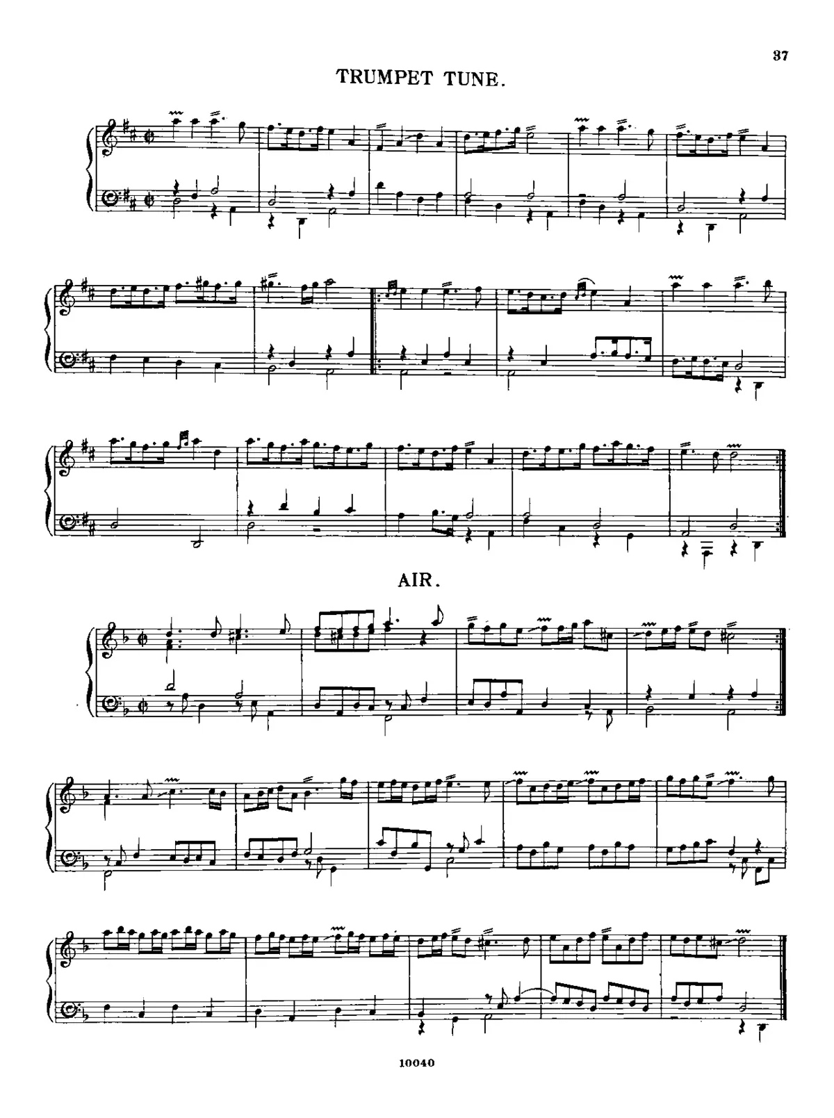 Trumpet Tune - Page 1