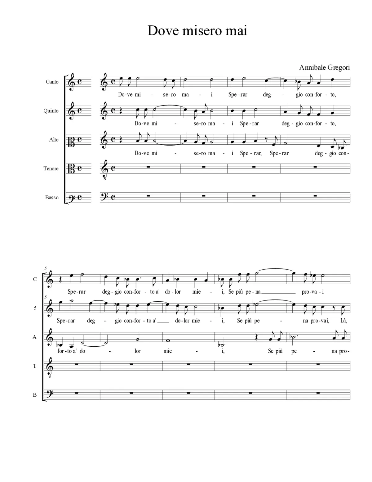 Dove misero mai - Page 1