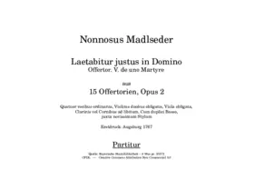 Laetabitur justus in Domino, Op. 2,5