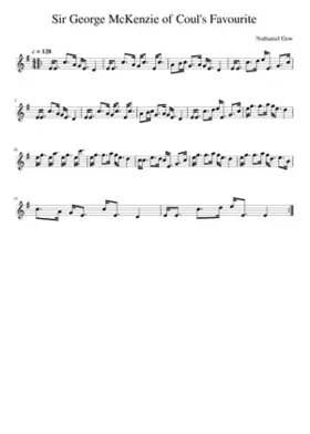 Sir George McKenzie of Coul's Favourite