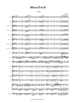 Missa II in D