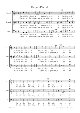 Da poi ch'io vidi