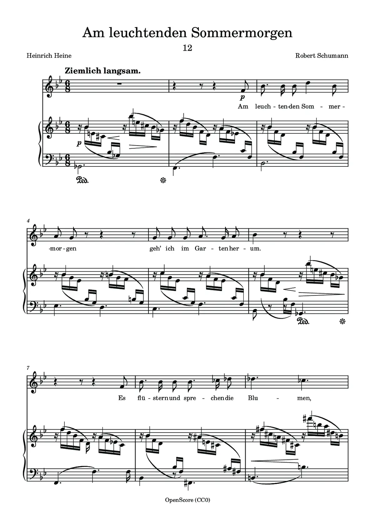 Am leuchtenden Sommermorgen - Page 1