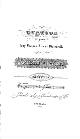 String Quartet in G major