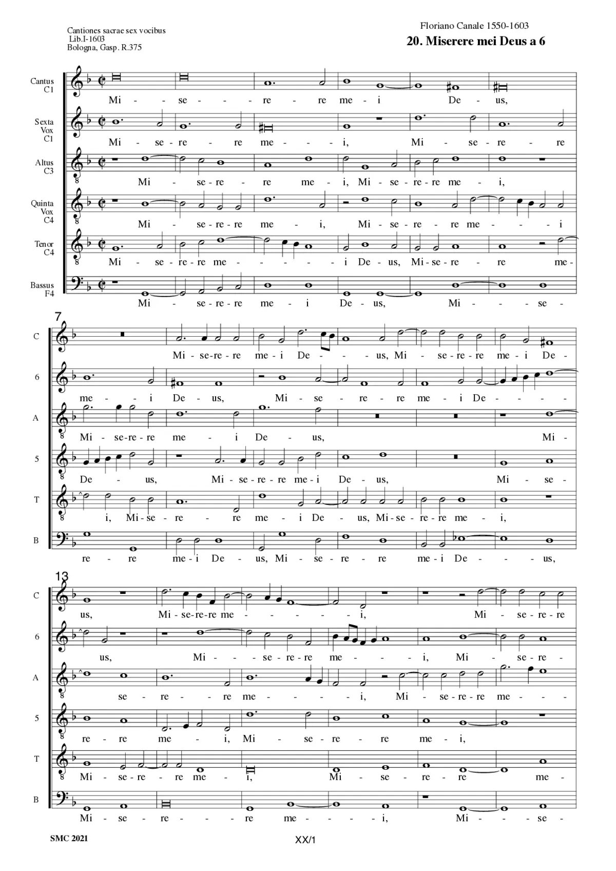 Miserere mei Deus - Page 1