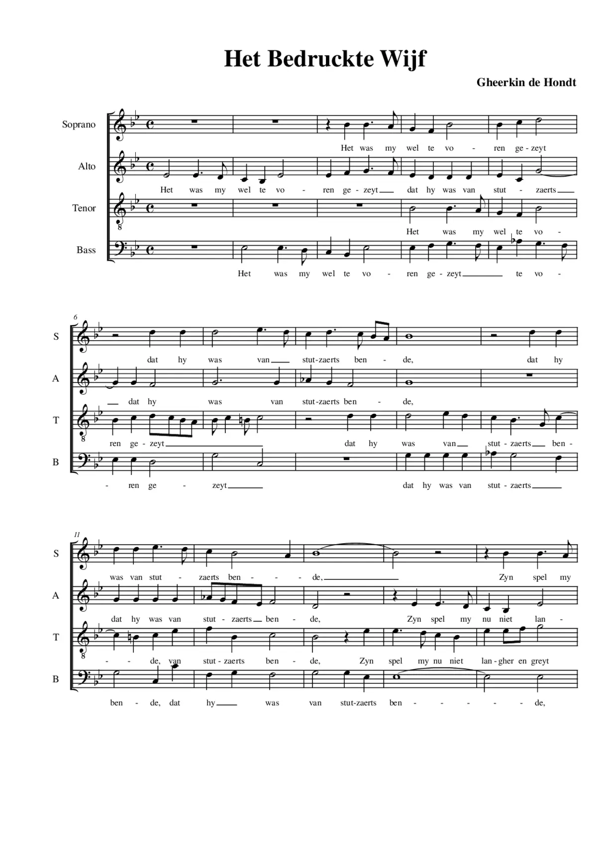 Het bedruckte wijf - Page 1