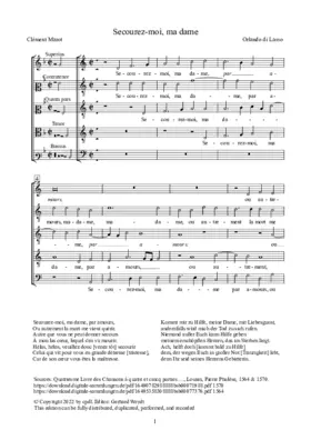 Secourez-moi, ma dame