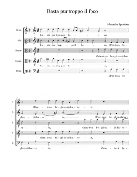 Basta pur troppo il foco