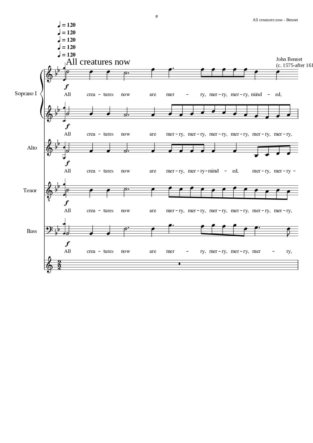 All creatures now are merry-minded - Page 1