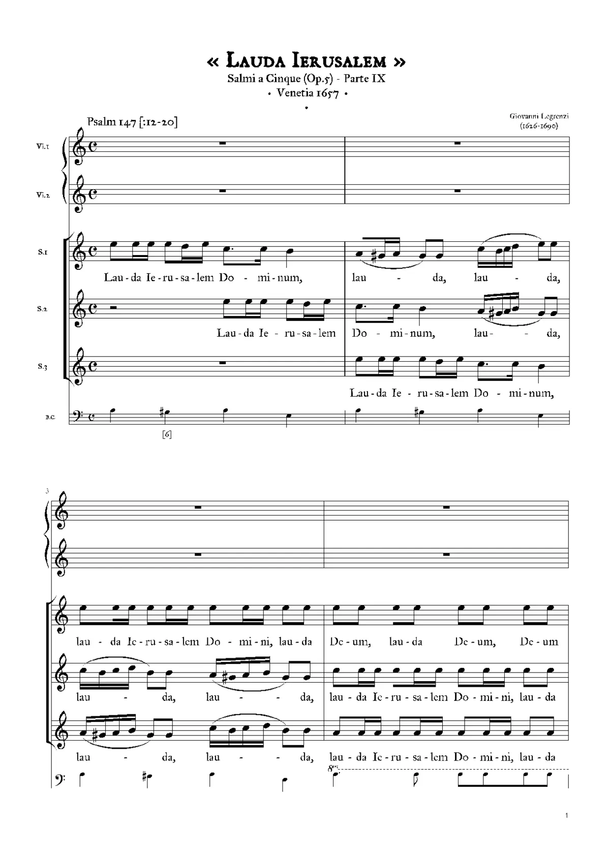 Lauda Ierusalem - Page 1