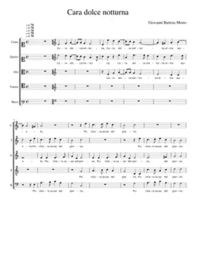 Cara dolce notturna