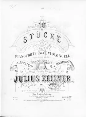 10 Stücke für Pianoforte und Violoncell