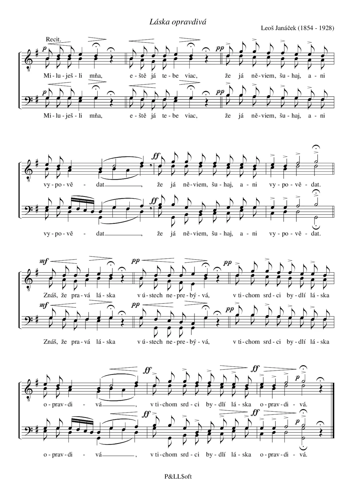 Láska opravdivá (The true love) - Page 1