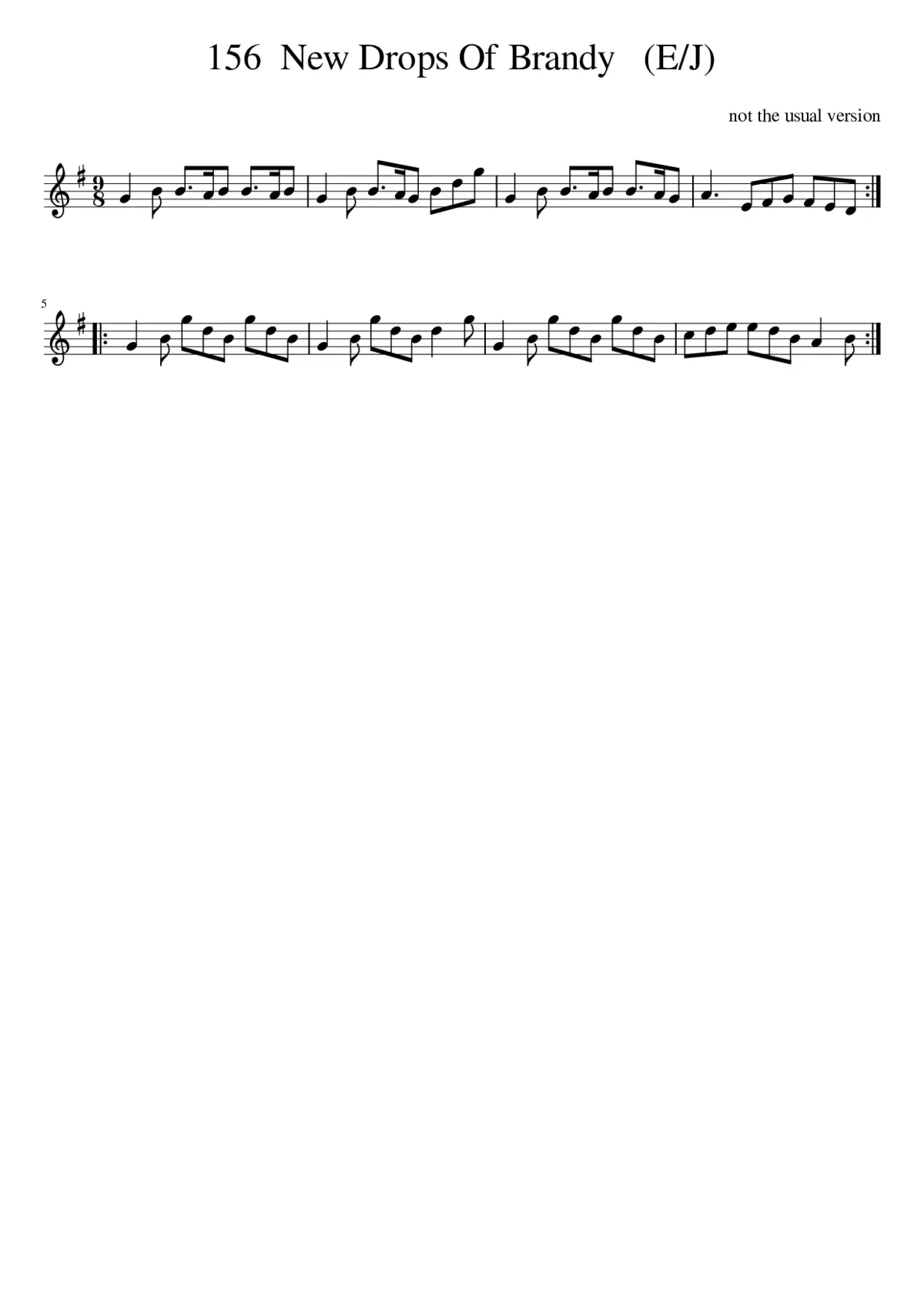 156 New Drops Of Brandy (E/J) - Page 1