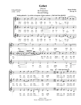 Gebet (2. Fassung)