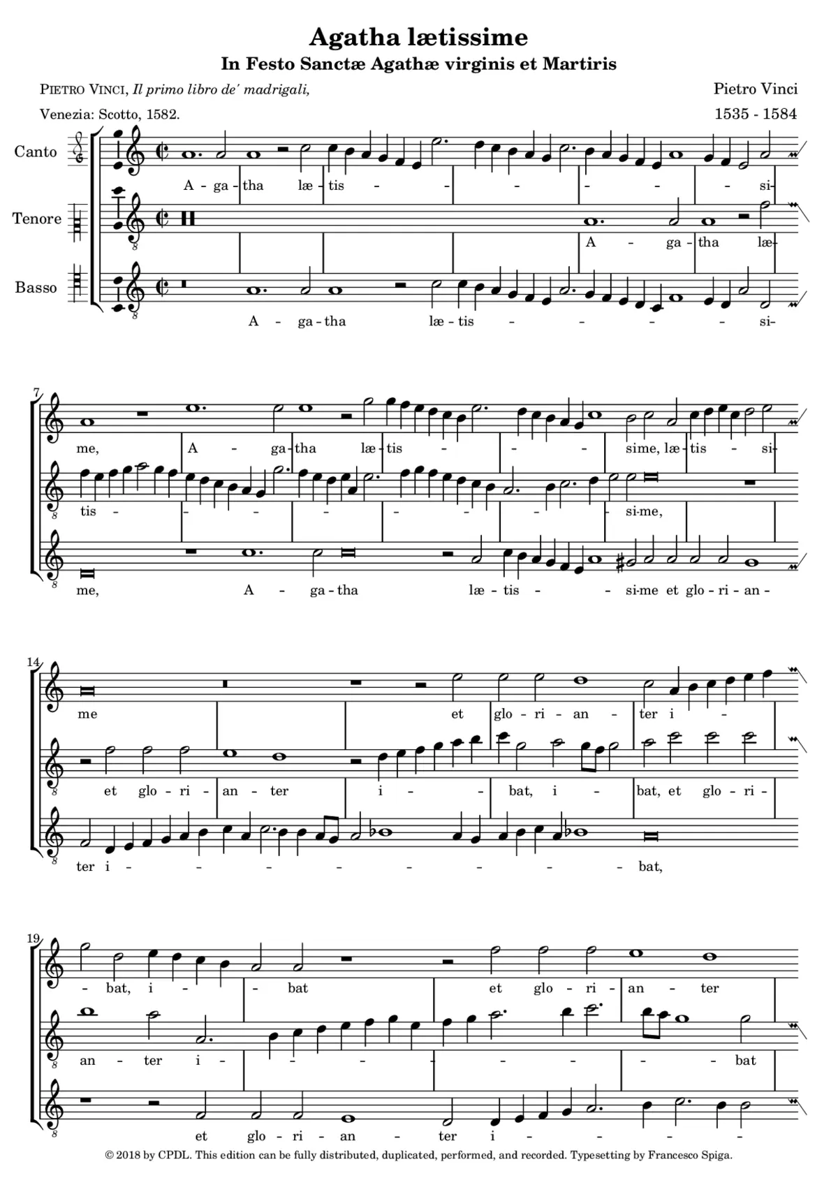 Agatha laetissime - Page 1