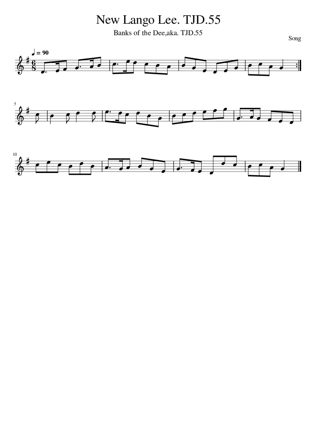 New Lango Lee. TJD.55 - Page 1