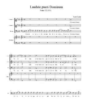 Laudate pueri Dominum