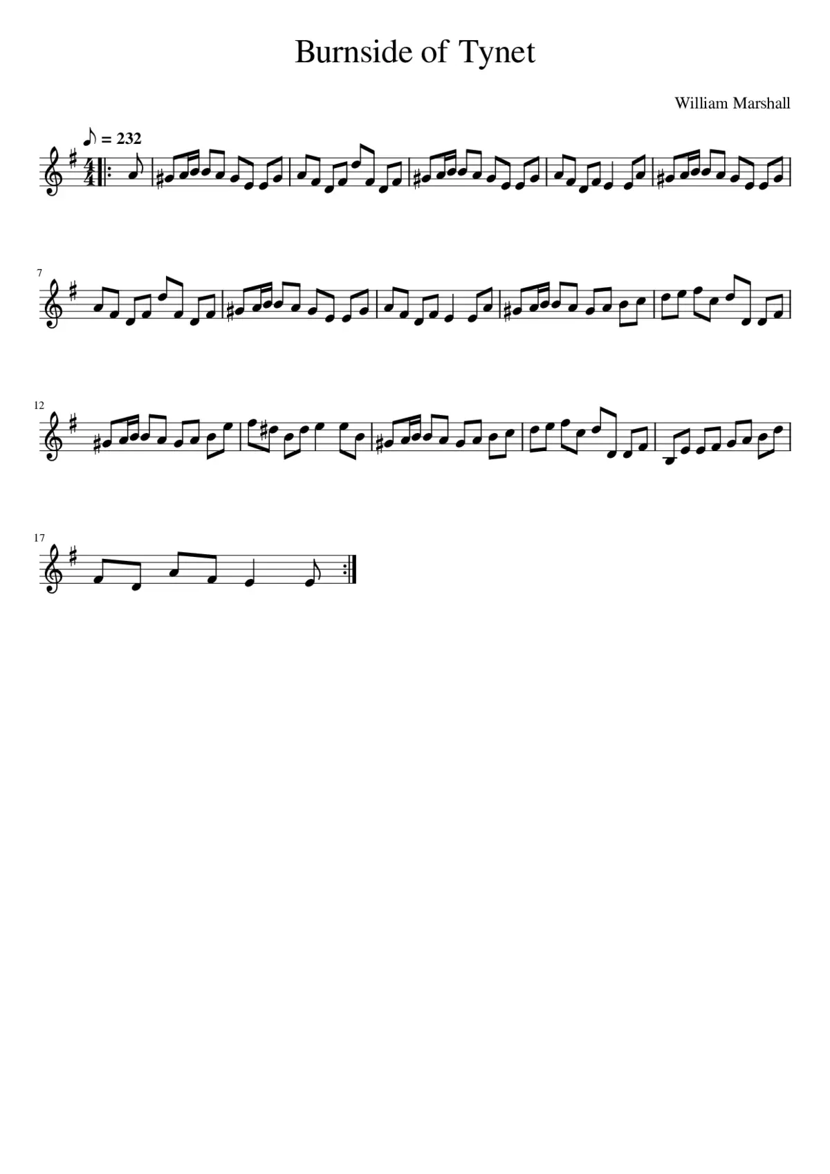 Burnside of Tynet - Page 1