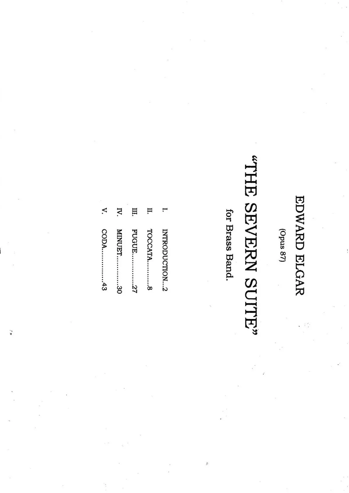 The Severn Suite - Page 1