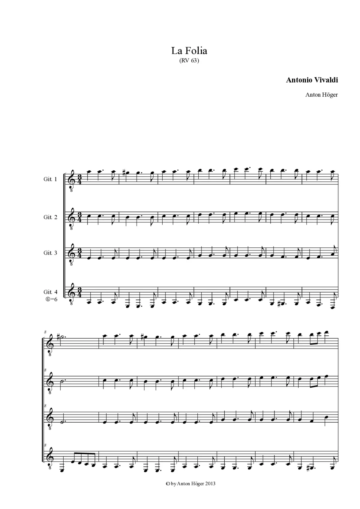 Trio Sonata in D minor - Page 1